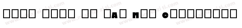 Font name is TAN Mon Cheri字体转换